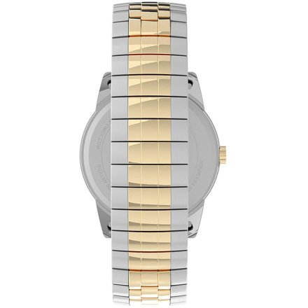 Timex Easy Reader TW2V40100 Zegarek męski złoto-srebrny z rozciąganą bransoletką 
