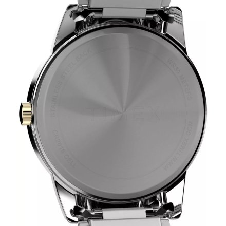Timex Easy Reader TW2W52100 Zegarek męski złoto-srebrny z rozciąganą bransoletką 
