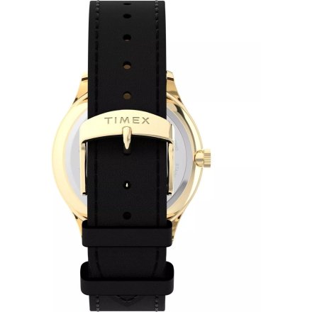 Timex Easy Reader TW2W68500 Zegarek męski złoty z czarnym paskiem