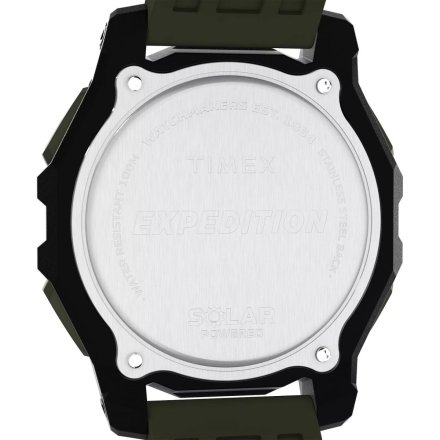 Timex Expedition Ridge Solar Chronograph TW4B33700 Zegarek męski sportowy z zielonym paskiem