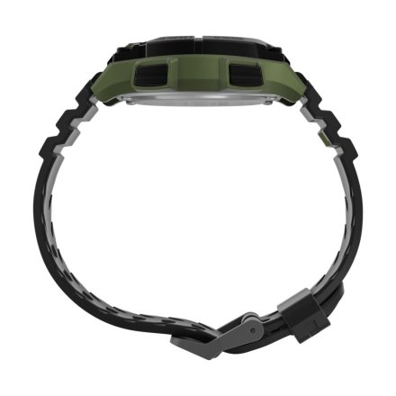 Timex Ironman TW5M64900 Zegarek męski czarno-zielony sportowy z wyświetlaczem