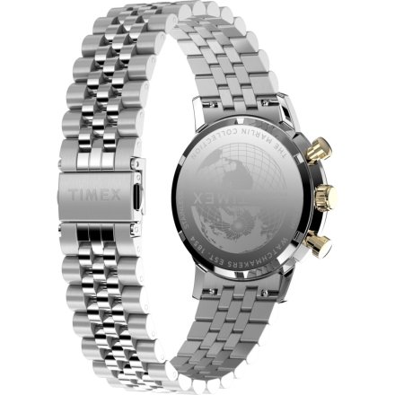 Timex Marlin TW2W60100 zegarek męski na bransolecie z chronografem 