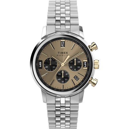Timex Marlin TW2W60100 zegarek męski na bransolecie z chronografem 