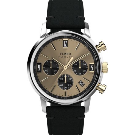 Timex Marlin TW2W60300 zegarek męski retro z chronografem na pasku