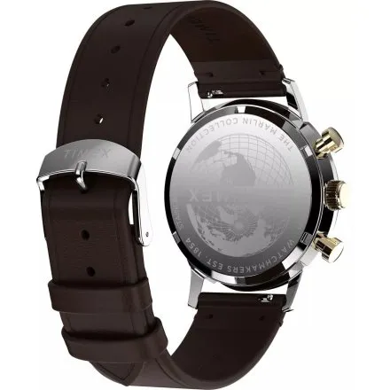 Timex Marlin TW2W60400 zegarek męski z granatową tarczą i chronografem