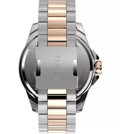 Timex Essex Avenue TW2V43100 Męski zegarek srebrny na bransolecie