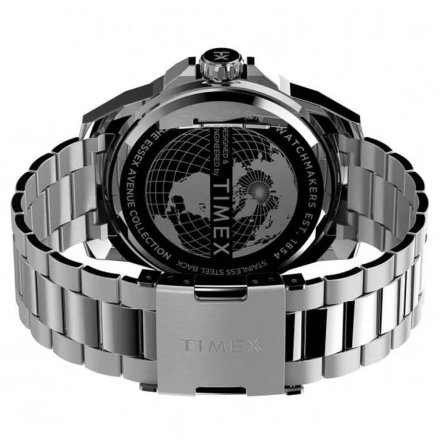 Timex Essex Avenue TW2V43300 Męski zegarek srebrny z multidatownikiem
