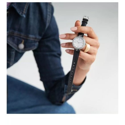 Timex City TW2V45200 zegarek damski na pasku z ozdobną tarczą