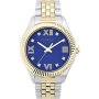 Timex Waterbury TW2V45800 złoto-srebrny zegarek damski z granatową tarczą