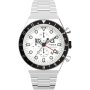 Timex Chronograph Q TW2V69900 Męski zegarek srebrny z chronografem