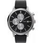 Timex City Chicago TW2W13100 męski zegarek z czarnym paskiem chronograf