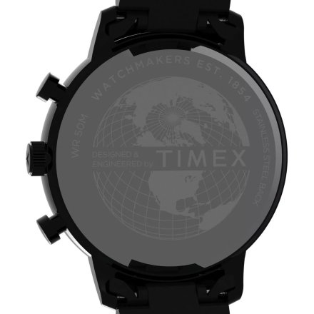 Timex Chicago TW2W13400 męski zegarek na czarnej bransolecie
