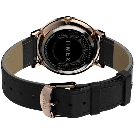 Timex Transcend TW2W19800 różowozłoty zegarek damski na pasku