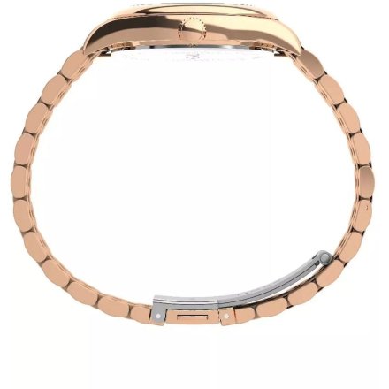 Timex Legacy TW2W32200 różowozłoty zegarek damski z białą tarczą
