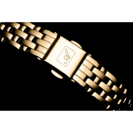 Zegarek damski Adriatica złoty z diamentami A3543.1147DQ Swiss Made