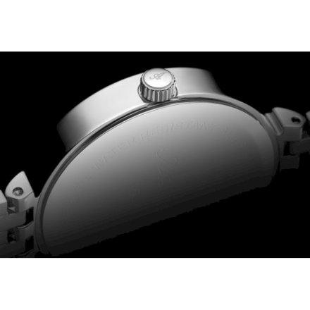 Zegarek damski Adriatica srebrno-czarny z diamentami A3543.5146DQ Swiss Made
