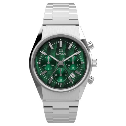 Timex Q Falcon Eye TW2W33600 zegarek męski retro z chronografem