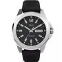 Timex Trend TW2W42900 męski zegarek srebrny z kauczukowym paskiem