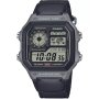 Casio Vintage zegarek męski czarny z prostokątnym wyświetlaczem AE-1200WHUB-8AVEF