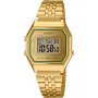 Casio Vintage zegarek damski z prostokątną kopertą LA680WEGV-9AEF