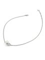 Guess BLOOMING SUMMER srebrny naszyjnik zawieszka z kryształami JUBN05219JW-RH