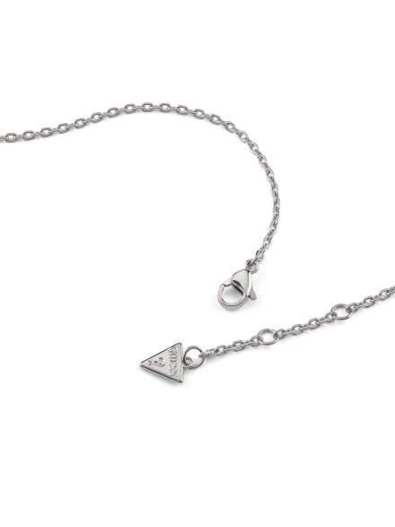 Guess BLOOMING SUMMER srebrny naszyjnik zawieszka z kryształami JUBN05219JW-RH