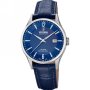 Festina Swiss Made 20007/6 Zegarek Męski srebrny z granatową tarczą