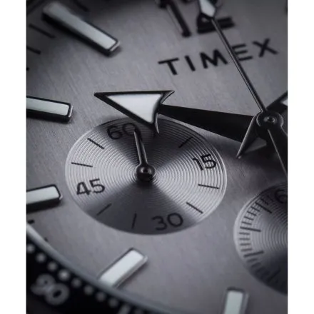 Timex Waterbury TW2W47400 Zegarek męski srebrny z chronografem
