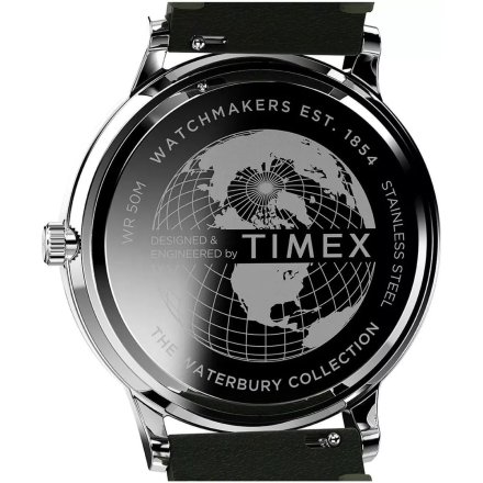 Timex Waterbury TW2W50500 Zegarek męski na pasku z datownikiem