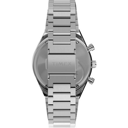 Timex Q Diver Chronograph TW2W51600 zegarek męski granatową tarczą i chronografem