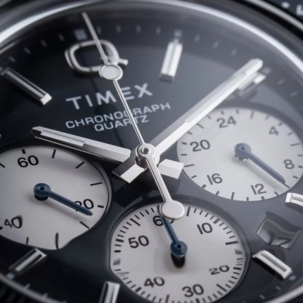 Timex Q Diver Chronograph TW2W51700 zegarek męski granatowy chronograf