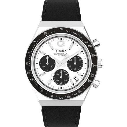 Timex Q Diver Chronograph TW2W53400 zegarek męski czarny chronograf