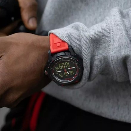 Timex Ironman TW2W53700 Zegarek męski sportowy  z wyświetlaczem na czerwonym pasku