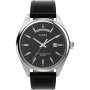 Timex Legacy TW2W57400 Zegarek męski srebrny z czarną tarczą