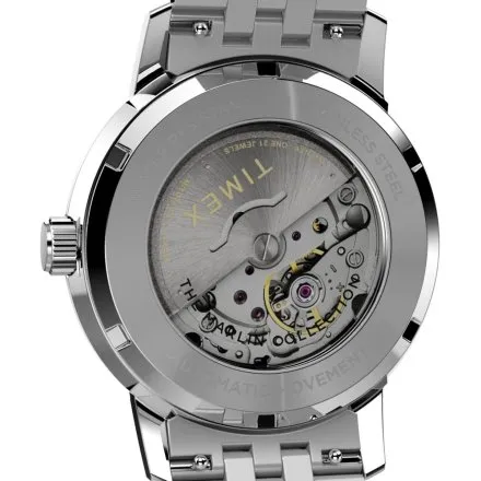 Timex Marlin TW2W59200 zegarek męski automatyczny srebrny z bransoletą