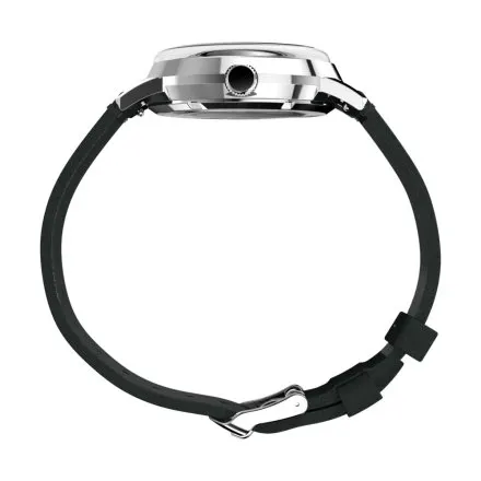 Timex Marlin TW2W59700 zegarek męski automatyczny srebrny z czarnym paskiem
