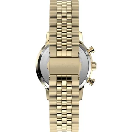 Timex Marlin TW2W59900 zegarek męski z czarną tarczą i chronografem