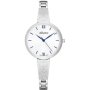 Srebrny zegarek Adriatica A3749.51B3Q Swiss Made sztywna bransoletka