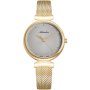 Zegarek damski Adriatica A3748.1147Q Swiss Made złoty siatka mesh