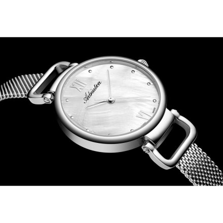 Zegarek damski Adriatica A3745.518FQ Swiss Made srebrny biżuteryjny