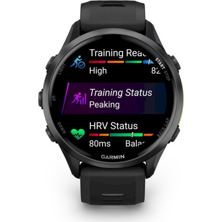 Garmin Forerunner 970 Carbon Grey tytanowy smartwatch GPS EKG 010-02969-10