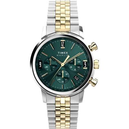 Timex Marlin TW2W60000 zegarek męski na bransolecie z chronografem 