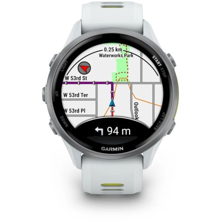 Garmin Forerunner 970 Biały tytanowy smartwatch GPS EKG 010-02969-11