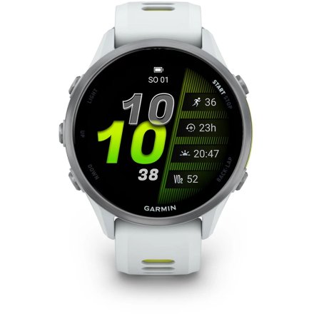 Garmin Forerunner 970 Biały tytanowy smartwatch GPS EKG 010-02969-11