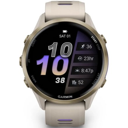 Garmin Forerunner 970 Soft Gold tytanowy smartwatch GPS EKG 010-02969-12