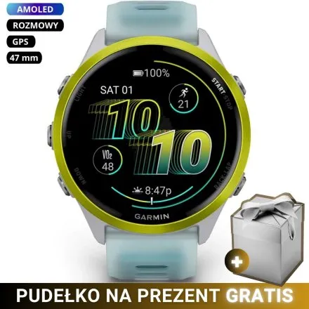 Garmin Forerunner 570 47mm Amp Yellow niebieski smartwatch GPS 010-02971-01 + GRATIS PUDEŁKO!