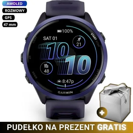 Garmin Forerunner 570 47mm Indygo fioletowy smartwatch GPS 010-02971-02 + GRATIS PUDEŁKO!