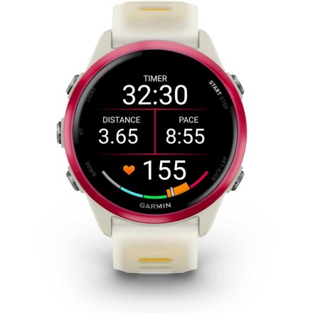 Garmin Forerunner 570 43mm Raspberry żółty smartwatch 010-02970-02