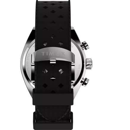 Timex Legacy TW2W64500 Zegarek męski srebrny z czarną tarczą