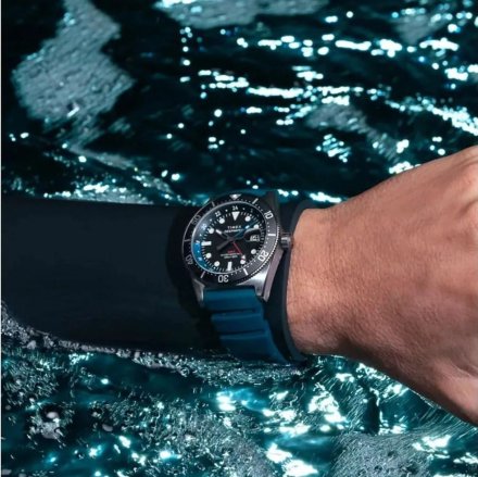 Timex Deepwater TW2W74600 Zegarek męski klasyczny na granatowym pasku